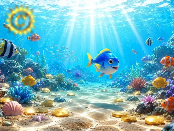 Tampilan permainan Star Fishing 2